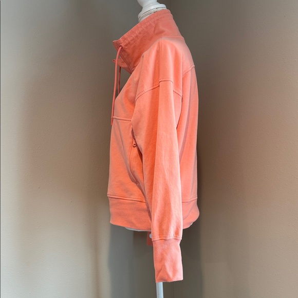Old Navy | Dynamic Fleece Half Zip Sweatshirt | Peach Nectar | Size X-Large - Picture 6 of 10